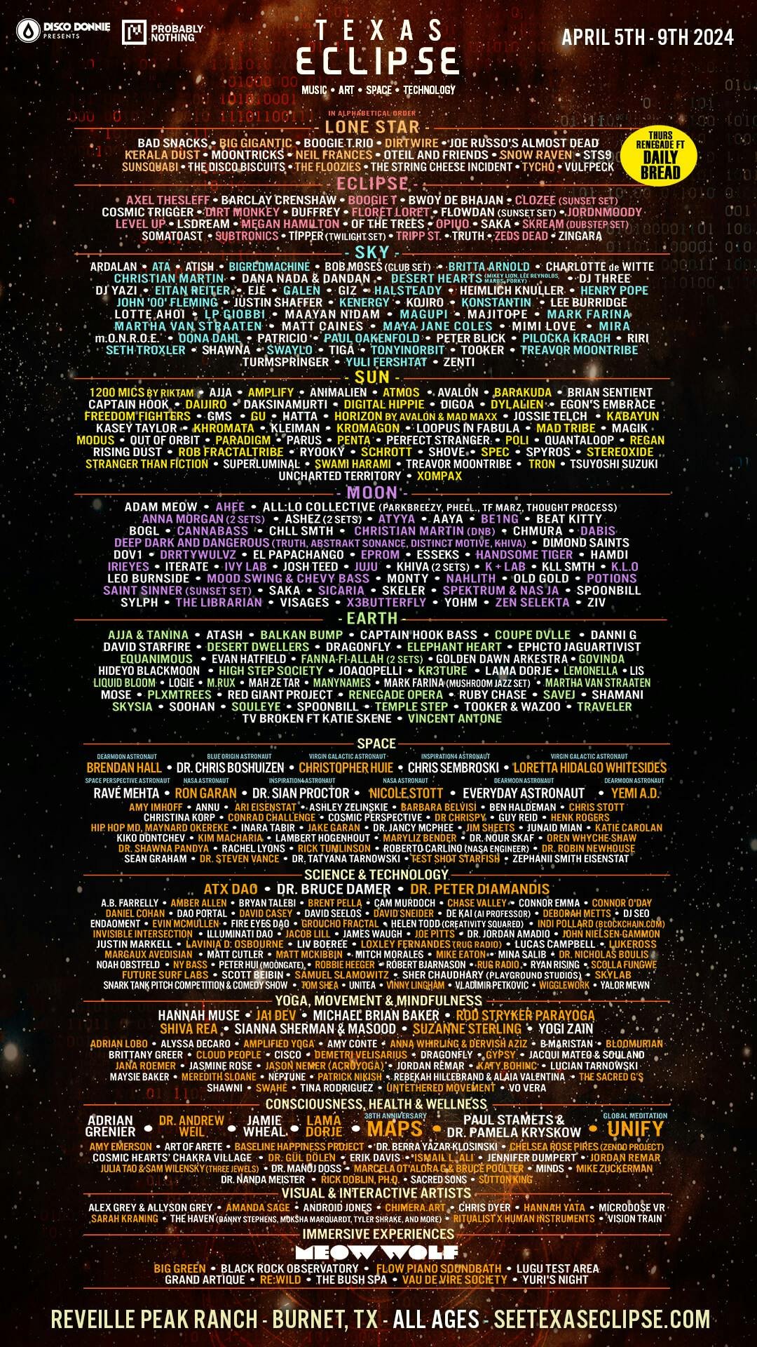 Lineup Poster